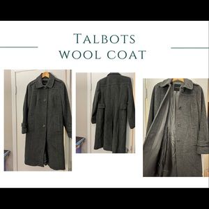Talbots wool coat